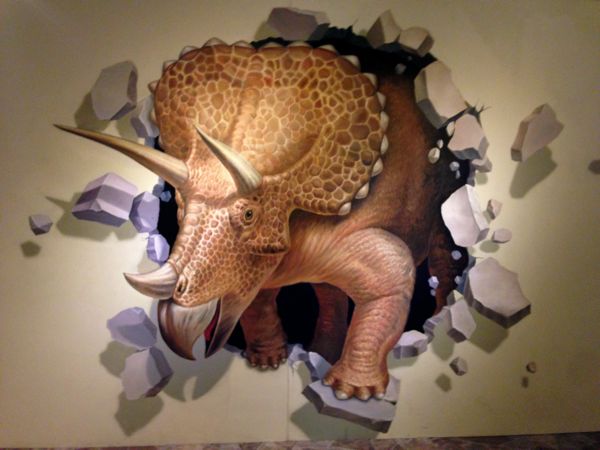 熱海トリックアート迷宮館 恐竜の絵