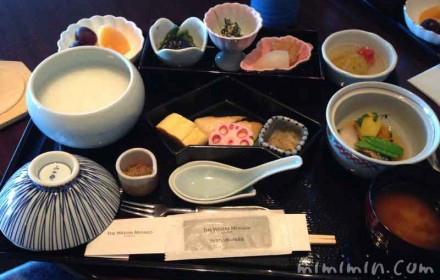 ウェスティン都ホテル京都の朝食の画像