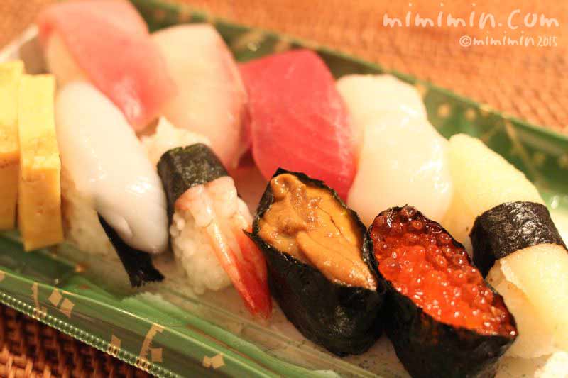 美登利寿司のテイクアウトの写真