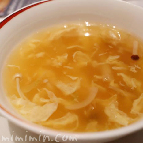 本日のスープ｜龍天門のランチ（ウェスティンホテル東京）の写真