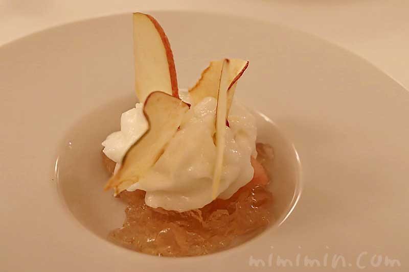 りんご｜リストランテセンソのデザート｜白金台のイタリアンの画像