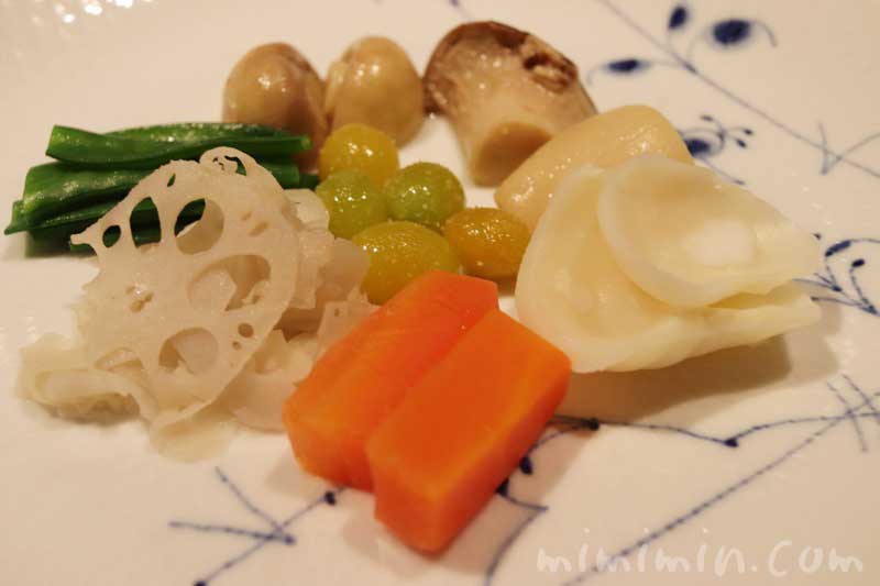 代官山 小川軒のディナーの前菜の画像