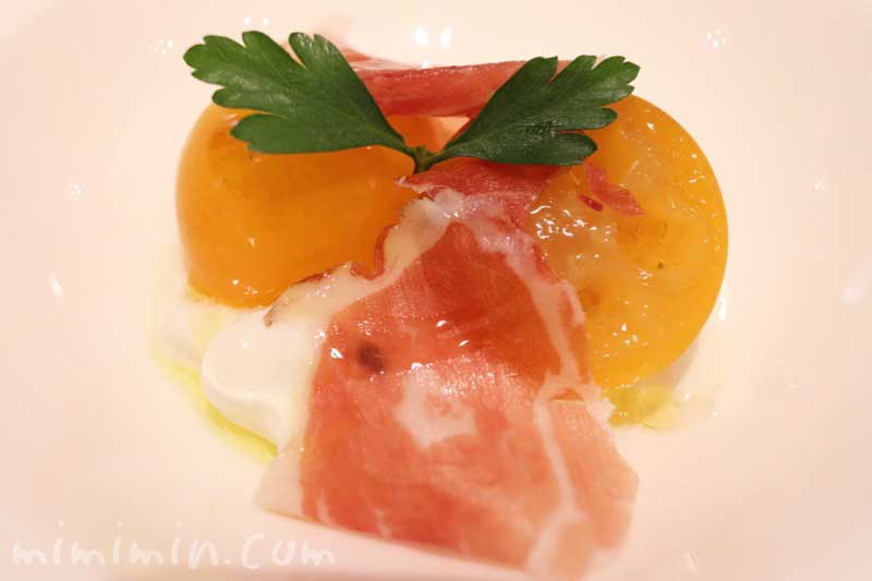 金柑と生ハムチーズの｜リストランテASO（代官山）ランチの写真