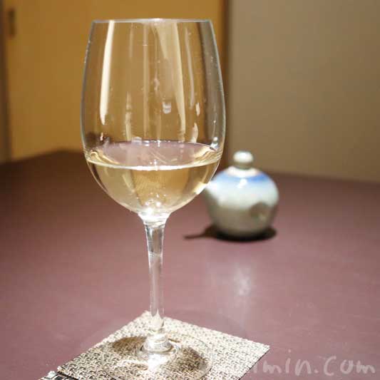 白ワイン｜鮨 くりや川のランチの画像