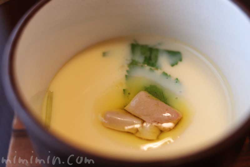 フォアグラの茶碗蒸し｜温故知新（恵比寿）のランチ｜日本料理・懐石料理の画像
