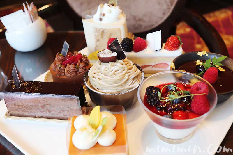 ウェスティンホテル東京のケーキセット｜恵比寿のカフェの写真
