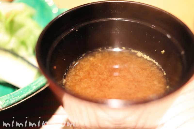味噌汁｜六本木 kappou ukai のディナーの画像