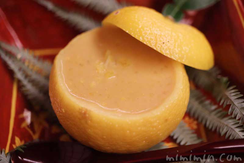 柚子豆腐　柚子味噌の画像