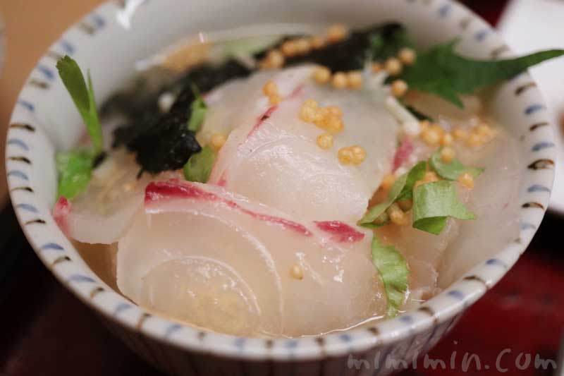鯛茶漬け｜日本料理 舞でランチの画像