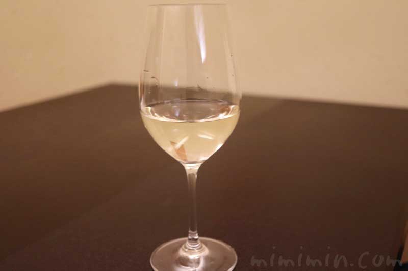 白ワイン｜京しずくのディナー｜京料理（恵比寿）の写真