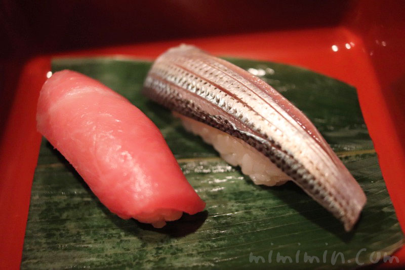 マグロとコハダの握り寿司｜鮨 伊佐野の写真