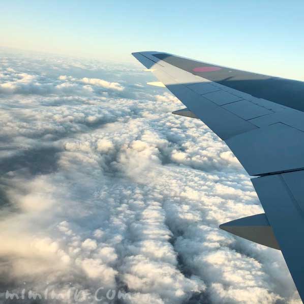 飛行機 雲海の写真