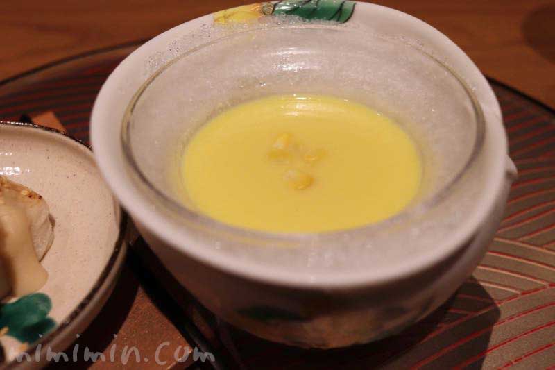 六本木 kappou ukai （カッポウ ウカイ）のランチのとうもとこしスープの写真
