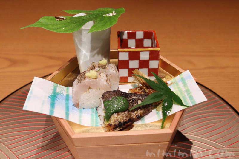 六本木 kappou ukaiのランチのお料理の写真